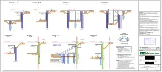 Detailplan für Gründung und Baugrubensicherung